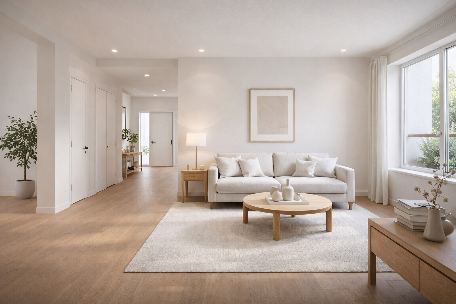 Basisbetreuung für Home Staging mit Reinigung, Lichtoptimierung und kleinen Reparaturen